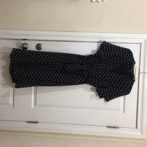 Torrid Black and White Polka Dot Dress